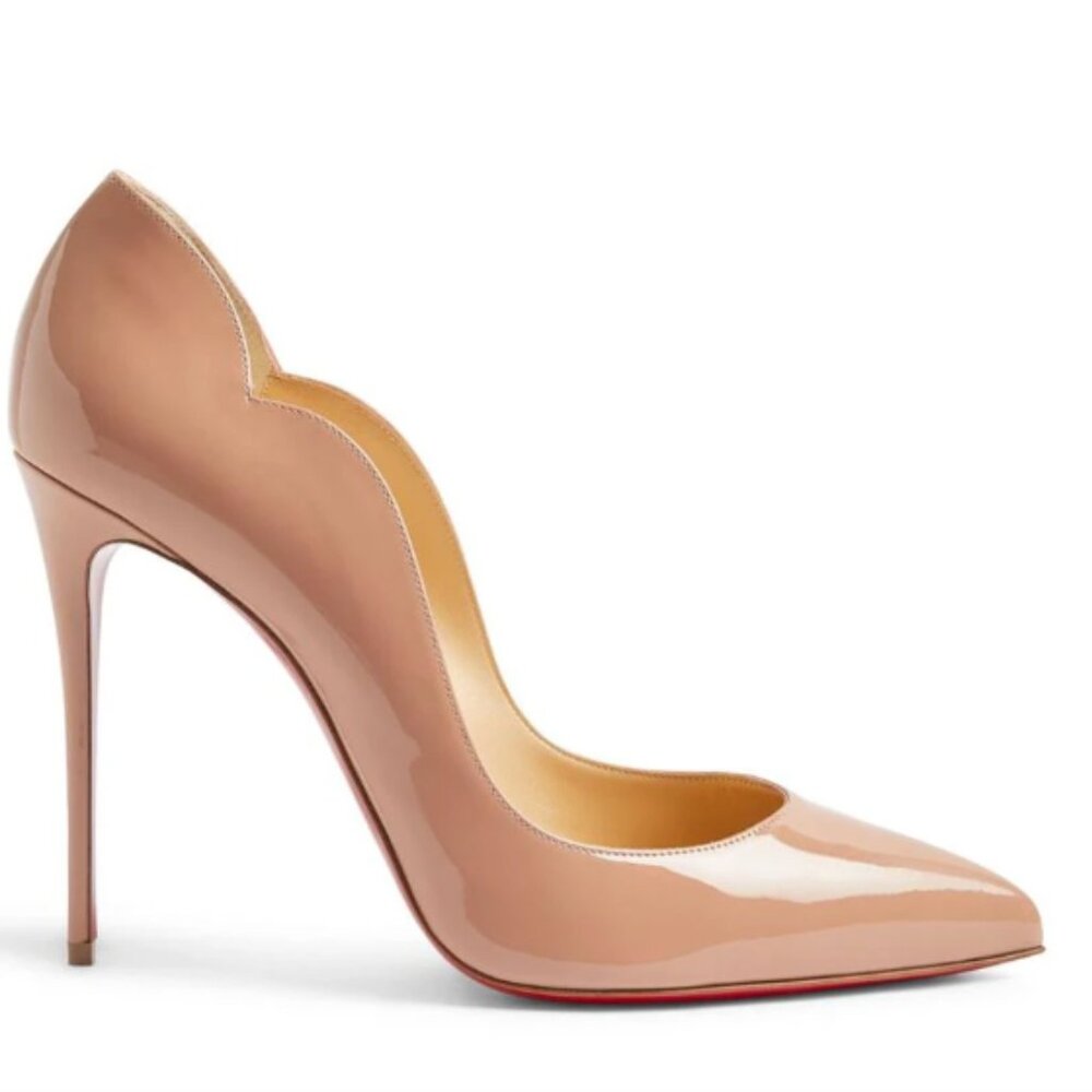 EU 39.5 - Christian Louboutin Hot Chick Pumps - Patent Leather - After Sun